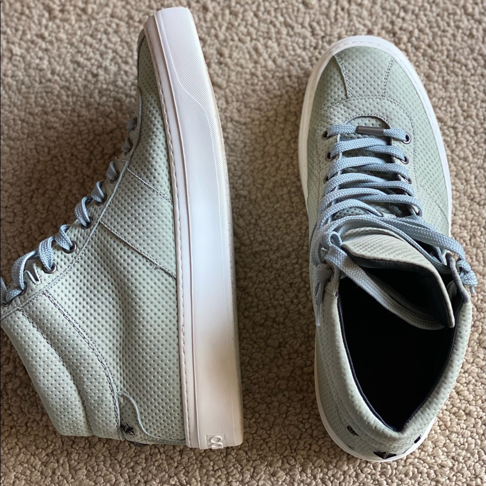 Jimmy Choo Men’s Mint high tops size 44.5 (10 1/2)